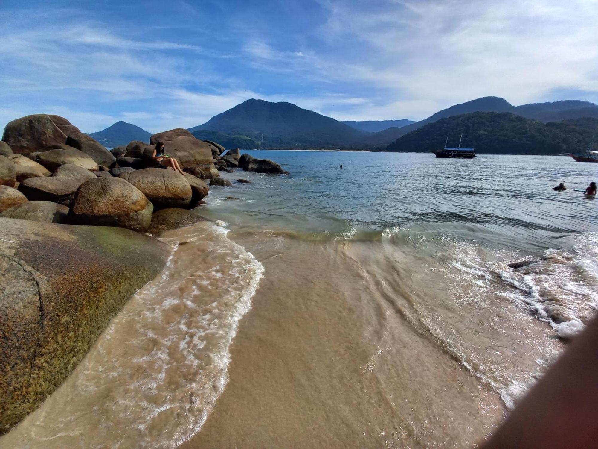 Apartamento Com Piscina Em Ubatuba-Sp Apartment Bagian luar foto